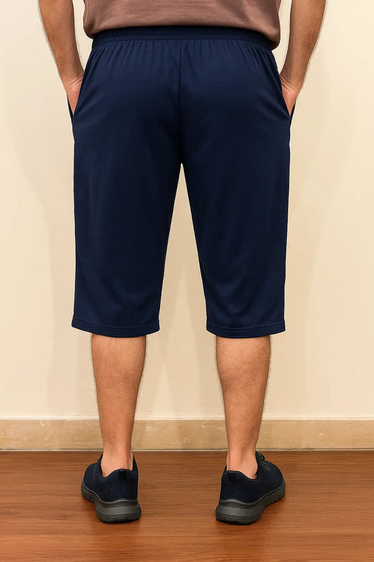 nxtwears men blue shorts back view with logo