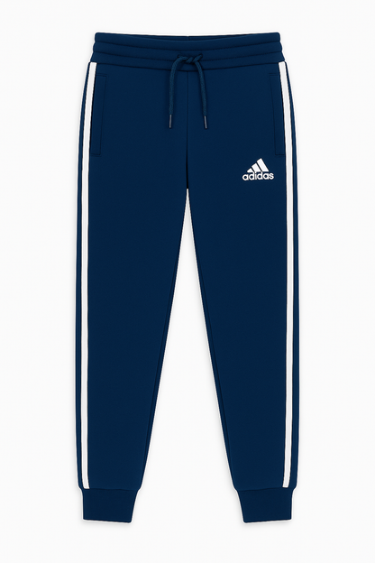 Adidas jogger pants set for kids in dark blue for winters 