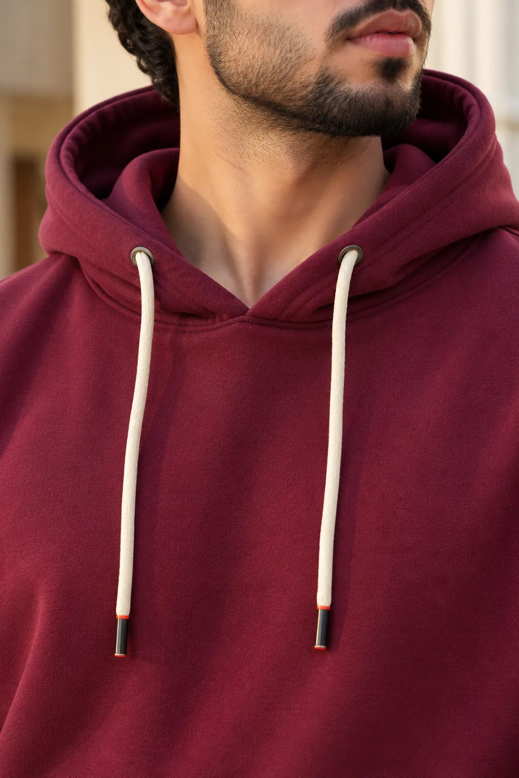 SABR Burgundy Unisex Oversized Hoodie