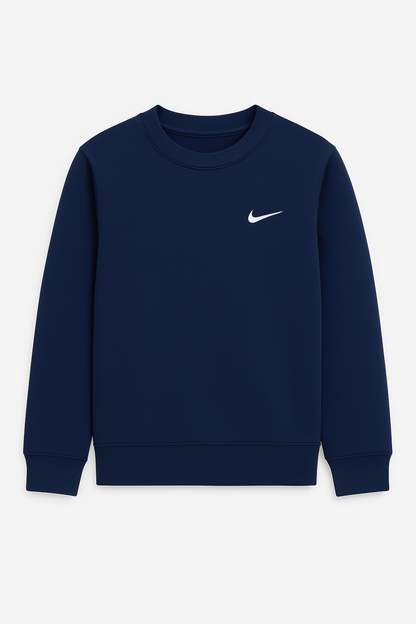 Kids Premium Winter Sweatsuit with Nike logo – Navy Blue | Soft & Sporty