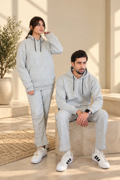 Heather Grey Unisex Pullover Hoodie