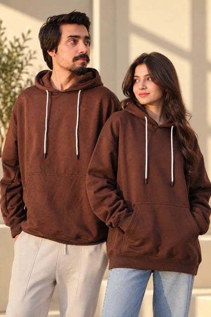 Sabr Brown Unisex Oversized Hoodie