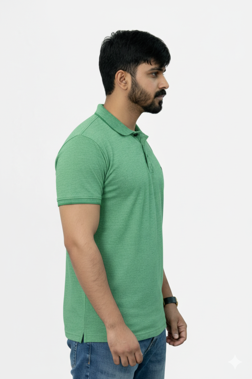 Men’s Premium Green Polo Shirt – Soft Cotton