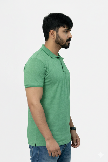 Men’s Premium Green Polo Shirt – Soft Cotton