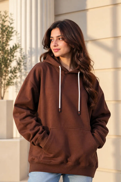 Sabr Brown Unisex Oversized Hoodie