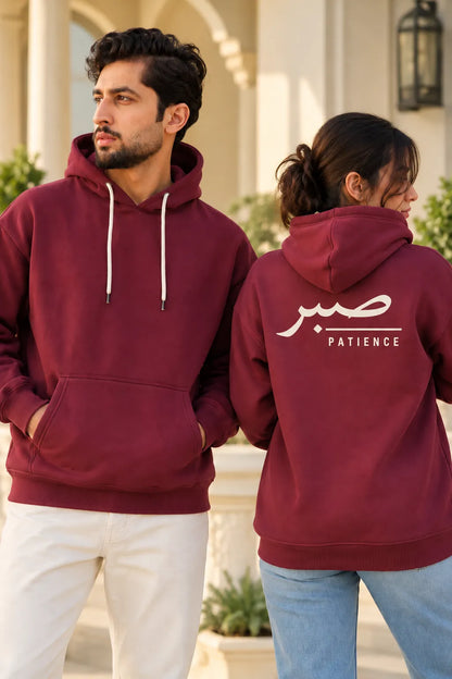 SABR Burgundy Unisex Oversized Hoodie