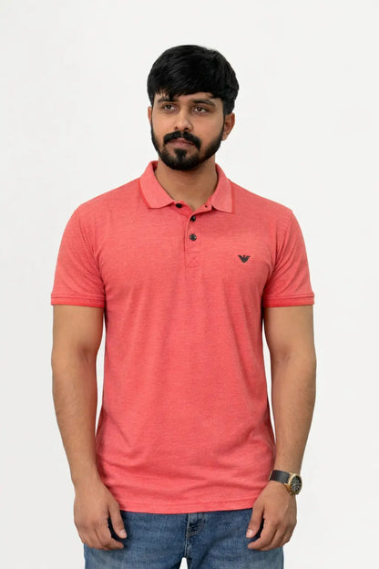 Men wearing Peach Polo shirt for Nxtwears