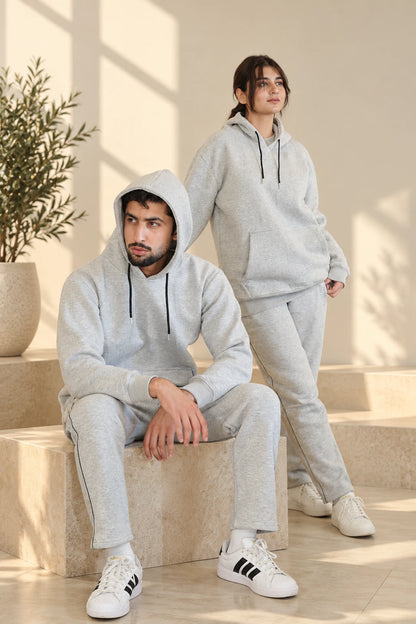 Heather Grey Unisex Pullover Hoodie
