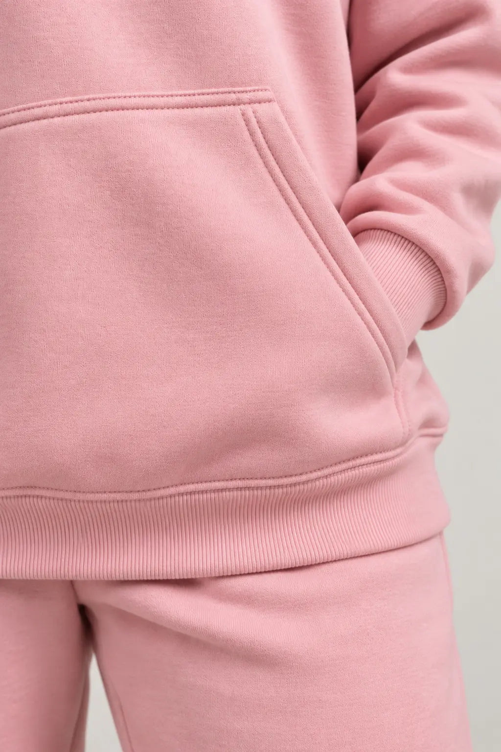Women’s Pink Pullover Hoodie & Jogger pants Set