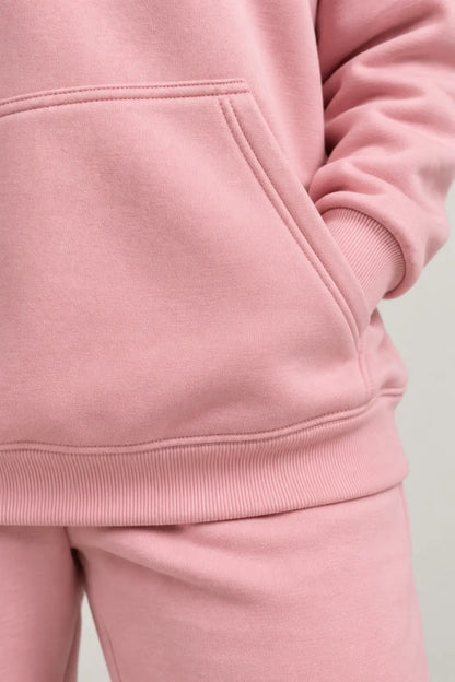 Women’s Pink Pullover Hoodie & Jogger pants Set
