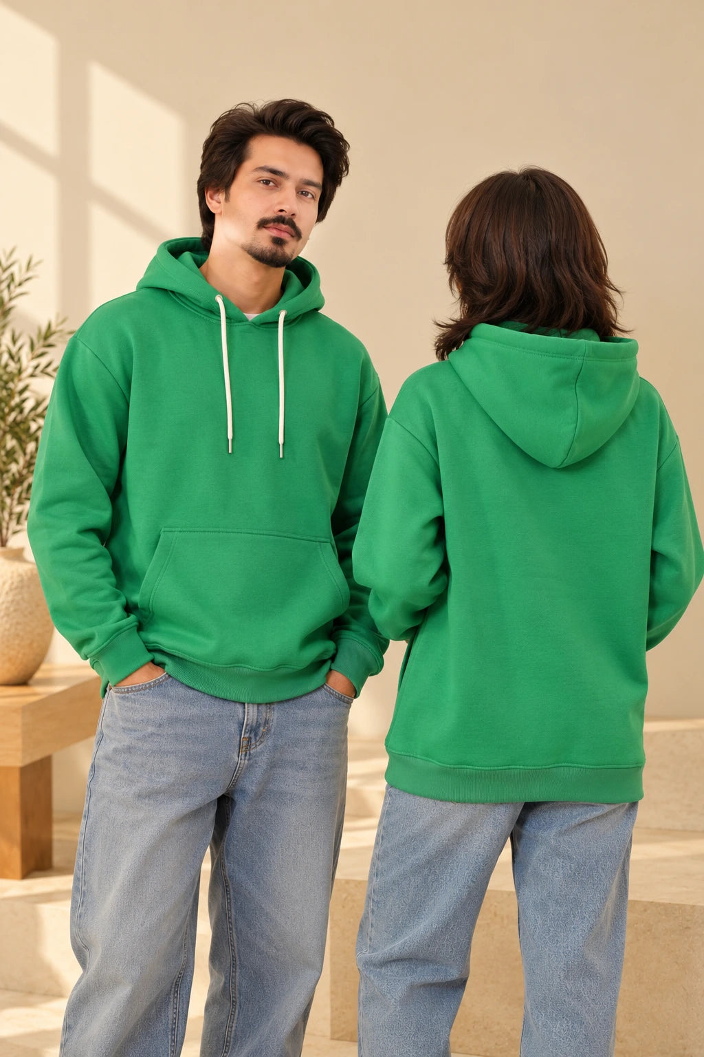 Emerald Green Unisex Pullover Hoodie