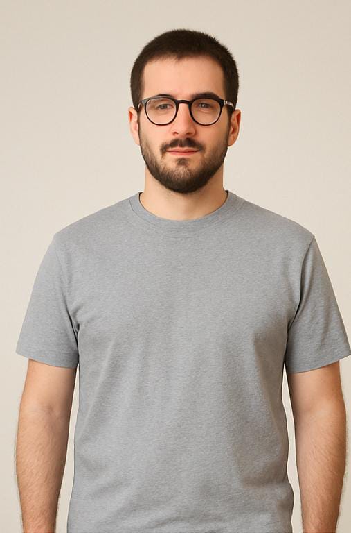 Plain Cotton T-Shirt for Men