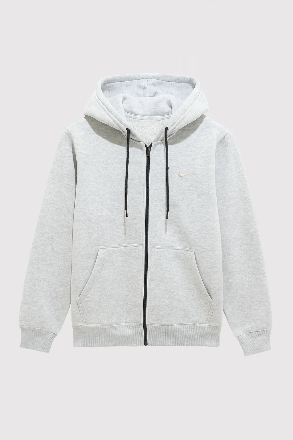 Unisex Heather Grey Zip-Up Hoodie & Premium Fleece Winter Hoodie