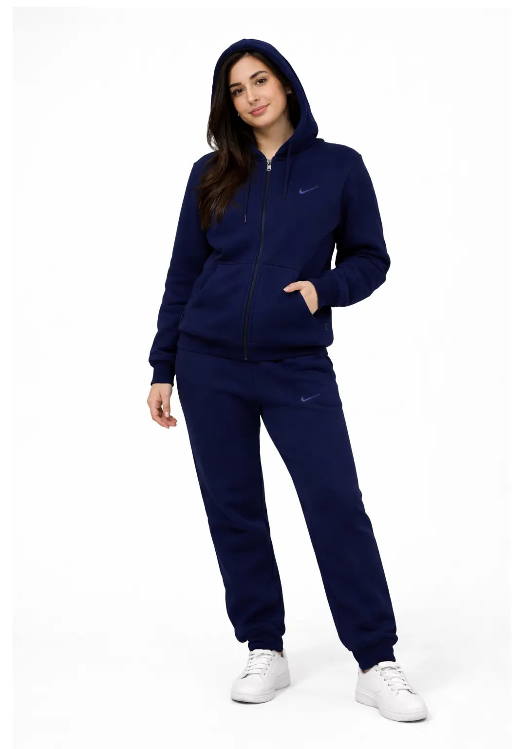 Women Wearing Zipper Hoodie suit for Nxtwears, Front picture